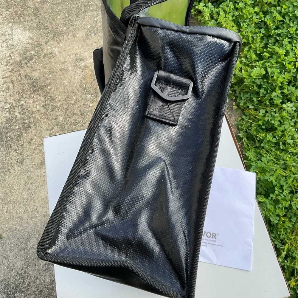 “New” VEVOR Fireproof And Waterproof Large Bag (18”L X 12”H X 5.5”W) Black